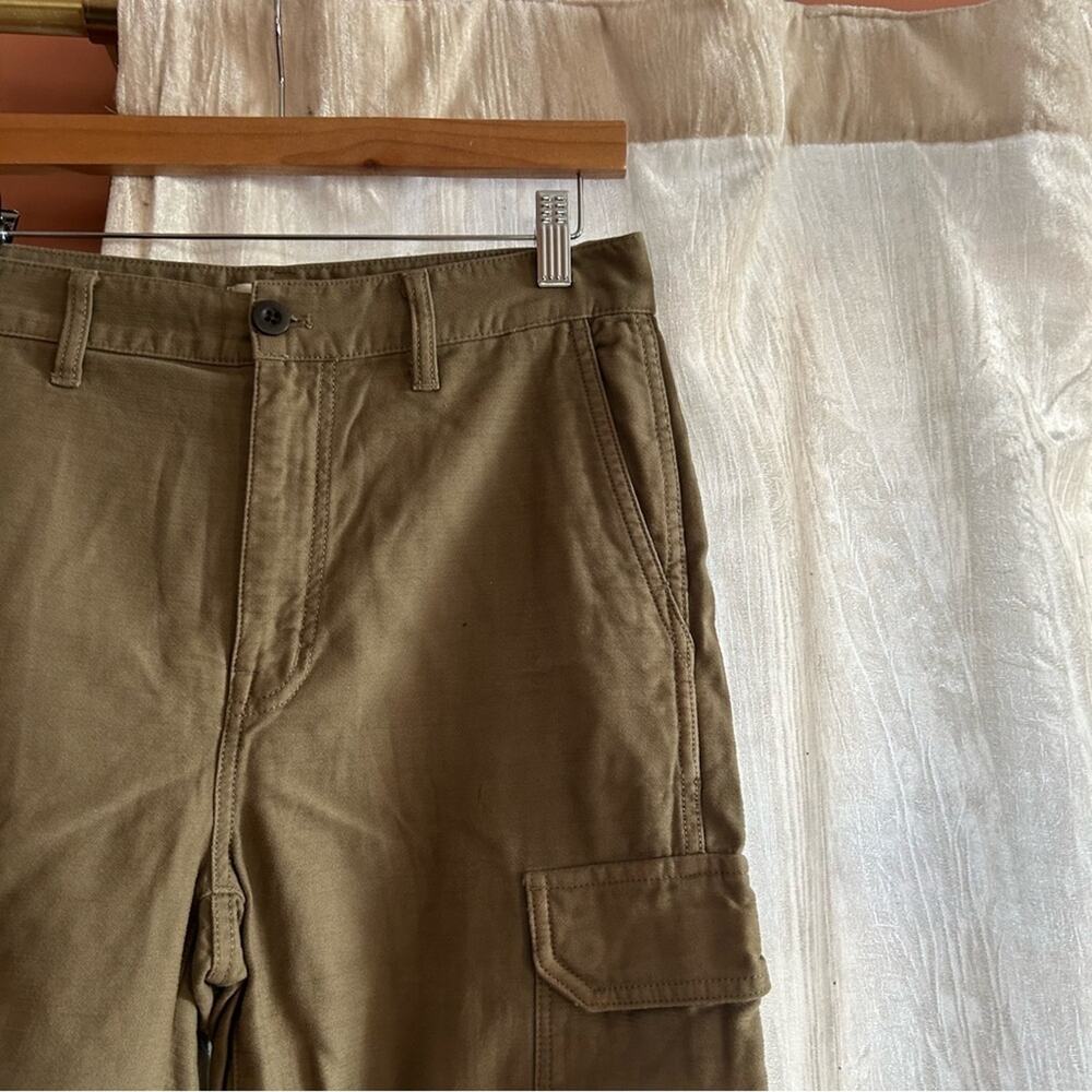 Madewell High-Rise Cargo Fatigue Pants Distant Surplus Green Utility Joggers‎ 26 - Picture 4 of 9